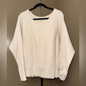 🌼 FASHION NOVA Cream Crew Neck Sweater. Size XL.🌼